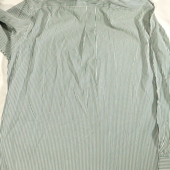 VTG RALPH LAUREN Green/White Striped L/S Shirt Sz XLT Tall - Picture 7 of 11